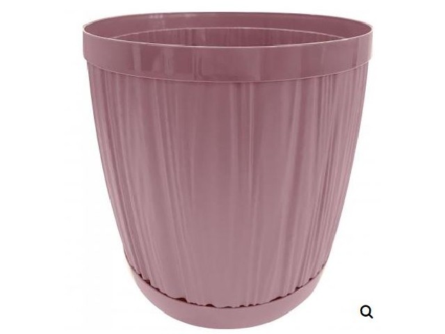 Горшок для цветов InGreen BARCELONA 9,6л, D270мм Морозная слива